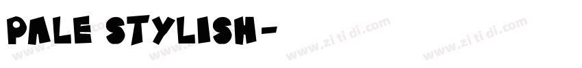 Pale Stylish字体转换